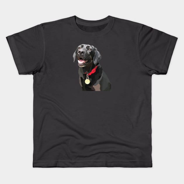 Labrador Kids T-Shirt by JellyFish92